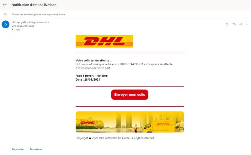 Priya Viamaguspro Com Dhl Autre Arnaque 1 Commentaire